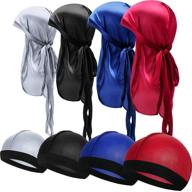 pieces silky elastic headwraps straps logo