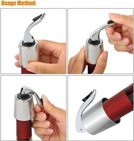 img 1 attached to 🍷 BGMAXimum 3 Pack Stainless Steel Wine Stoppers: Reusable Sealers for Preserving Wine Freshness – Perfect Gift for Wine Lovers