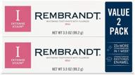 🦷 rembrandt intense stain toothpaste, mint, 3oz, pack of 2 logo