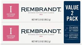 img 4 attached to 🦷 Rembrandt Intense Stain Toothpaste, Mint, 3oz, Pack of 2