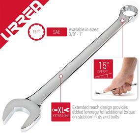 img 3 attached to 🔧 URREA 1216L: The Ultimate 2-Inch Combination Wrench for Versatile Fastening