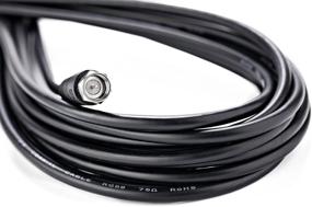 img 1 attached to 🔌 ViewTV RG59 Coaxial Cable Kit: 25 Feet Black Cable with Female Type Connectors – Ideal for TV Antenna, Audio, Modems, Satellite Receiver