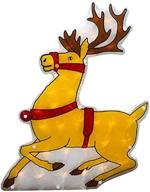 🦌 18-inch sienna lighted shimmering reindeer christmas window silhouette decoration логотип