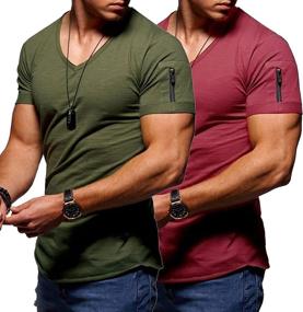 img 3 attached to Kaimimei Fitness T Shirt Breathable Bodybuilding Men's Clothing