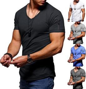 img 2 attached to Kaimimei Fitness T Shirt Breathable Bodybuilding Men's Clothing