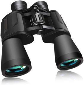 img 4 attached to 🔭 20x50 HD Waterproof Binoculars with Low Light Night Vision – Powerful, Easy Focus Optics for Bird Watching, Travel, Stargazing, Hunting – Ideal for Adults & Kids, Outdoor Adventures
