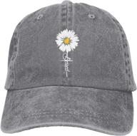 vintage washed baseball cap for youth: waldeal kids cute daisy blessed hat for faithful kids logo