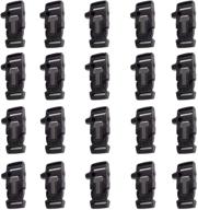 🔥 20pcs side release whistle buckle flint fire starter scraper set for paracord bracelet - eoocvt логотип