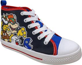 img 3 attached to 👟 Настоящего Nintendo Hi Top - Super Mario Brothers Mario Luigi для детей, младенцев, размер 7-12