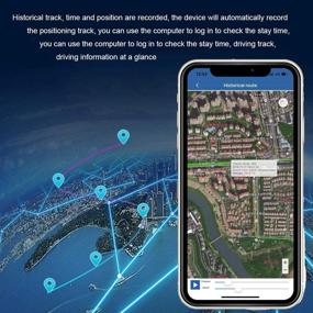 img 1 attached to TKSTAR TK816 GPS трекер автомобиля OBD в реальном времени по всему миру ГТМ-отслеживающее устройство для защиты от автокражи - бесплатная поддержка приложений iOS и Android