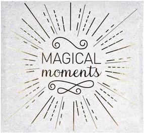 img 2 attached to 📸 MCS MBI 13.5x12.5 Inch Magical Moments Theme Scrapbook Album: Explore Memorable Moments with 12x12 Inch Pages (860138)
