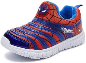 img 3 attached to 🕷️ Spider Man Running Sneakers: Top Choice for Boys' Shoes by WZHKIDS