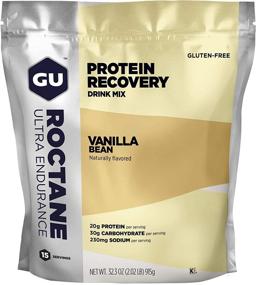 img 4 attached to 🏃 GU Energy Roctane Ultra Endurance Protein Recovery Drink Mix - 15-Serving Pouch, Vanilla Bean, 2.02 Pound: Boost Muscle Recovery & Fuel Your Endurance Efforts!