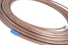 img 1 attached to 🔒 Carlson H8400NCK 25' Copper Nickel Brake Line Kit with 1/4" Assorted Fittings - Premium Quality