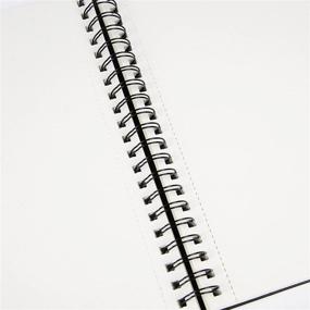 img 1 attached to 📚 CONDA 8.5"x11" Double-Sided Hardbound Sketchbook: Premium Spiral Sketch Pad with Heavyweight Hardcover, Acid-Free Paper - Ideal for Kids & Adults