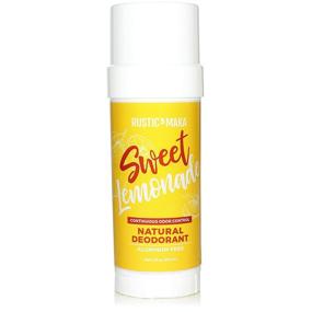 img 4 attached to 🍊 Rustic MAKA Sweet Lemonade Natural Deodorant - No Baking Soda, No Aluminum, Orange + Lemon, 3.2 oz