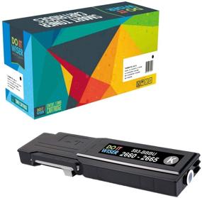 img 1 attached to 🖨️ Do it Wiser Compatible High Yield Toner for Dell C2660 C2660dn C2665dnf - 4 Pack - 593-BBBU 593-BBBT 593-BBBS 593-BBBR