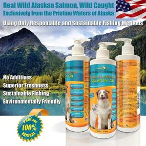 img 1 attached to TerraMax Pro Premium Wild Alaskan Salmon Oil: All-Natural Omega-3 Supplement for Dogs and Cats with Over 15 Omega's EPA - DHA Fatty Acids, Natural Astaxanthin, and Vitamin D!