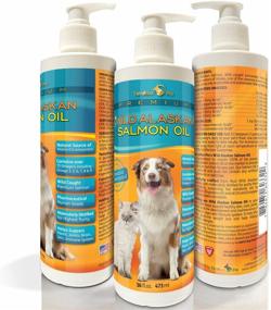 img 3 attached to TerraMax Pro Premium Wild Alaskan Salmon Oil: All-Natural Omega-3 Supplement for Dogs and Cats with Over 15 Omega's EPA - DHA Fatty Acids, Natural Astaxanthin, and Vitamin D!