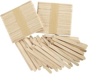 img 1 attached to 🍦 200 Artlicious Wooden Popsicle Craft Sticks - Standard Size, 4.5 inch