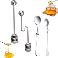stainless dippers stirring straight containers logo