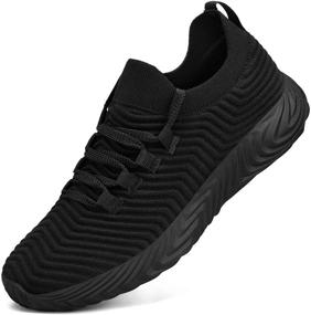 img 4 attached to 👟 Comfortable and Breathable Feetmat Sneakers for Women - Lightweight Athletic Shoes