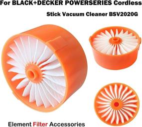 img 3 attached to 🔍 Enhance Performance with the 4 Pack Filter Element for Black + Decker BSV2020G Wireless Vacuum Cleaner Accessory