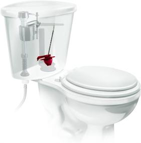 img 3 attached to 🚽 Fluidmaster PerforMAX Universal Water-Saving Long Life Toilet Flapper for 2-Inch Flush Valves | Adjustable Solid Frame Design | Easy Installation | Red | 1 Pack