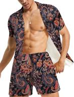 hawaiian halloween sweatshirt and pants set for men - stylish outfit logo
