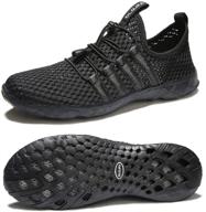 👟 dlgjpa men's lightweight quick-drying aqua water shoes - athletic sport walking footwear logo