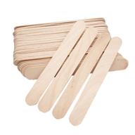 🪒 чоджия 100-штучных больших деревянных восковых палочек: эффективное средство для удаления волос на теле – аппликатор-лопатка логотип