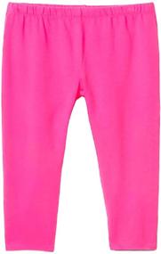 img 3 attached to 👶 ESTINE Baby/Toddler Girls' Cotton Leggings in Pink and Black/White/Red - Comfortable Leggings for Girls