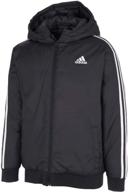 adidas classic bomber jacket x small boys' clothing: timeless style and perfect fit logo