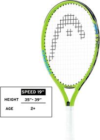 img 3 attached to HEAD Speed Kids Tennis Racquet Sports & Fitness