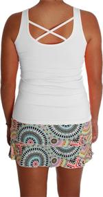 img 1 attached to SOFIBELLA Womens Tank Black Large Sports & Fitness
