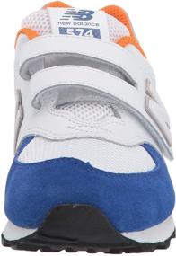 img 3 attached to New Balance Kids' 574 V1 Leather Sneaker: Stylish Comfort and Durability for Young Feet