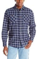 vintage wrangler authentics regular flannel: classic men's clothing for a timeless style logo