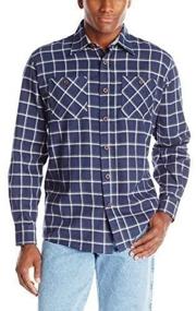 img 1 attached to Vintage Wrangler Authentics Regular Flannel: Classic Men's Clothing for a Timeless Style