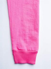 img 2 attached to Cozy Comfort for Girls: Love Republic Active Warm-Up Track Fleece Jogger Pants (4 Pack)