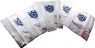 crucial vacuum replacement vac bags - compatible with miele part # 10123210 & models gn, s400i-s456i, s600-s658, s800-s858, s5000-s5999 - cloth hepa style bags (5 pack) логотип