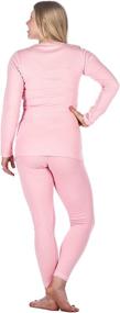 img 1 attached to 🧥 Womens Extreme Cold Waffle Knit Thermal Set by Noble Mount