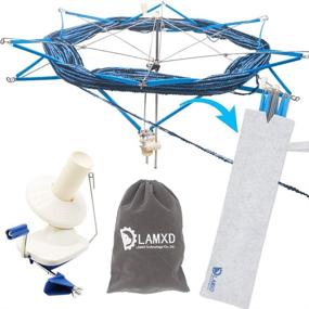 img 4 attached to 🧶 LAMXD Yarn Ball Winder & Umbrella Swift – Optimize Your Yarn Handling Efficiency