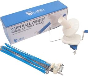 img 3 attached to 🧶 LAMXD Yarn Ball Winder & Umbrella Swift – Optimize Your Yarn Handling Efficiency