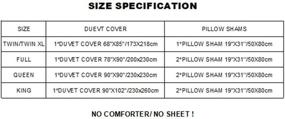 img 2 attached to HTgroce Ocean Theme Bedding Set - 2 Piece Twin/Twin XL Duvet Cover Set with Zipper Closure (Includes 1 Duvet Cover + 1 Pillow Sham) - Ideal Comforter Quilt Cover for Adults and Kids - Coral Design