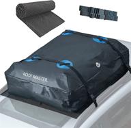 🚘 p.i. auto store 16 cubic foot rooftop cargo carrier: waterproof car roof bag and protective mat for efficient vehicle storage - with or without roof racks logo