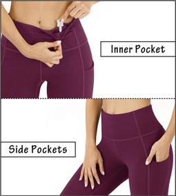 img 1 attached to Heathyoga High Waisted Leggings for Women with Pockets - Workout Leggings with Pockets for Women