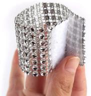 💍 yuengs сверкающие серебряные кольца для салфеток: 100 шт - идеальное украшение для свадьбы, душа или вечеринки логотип