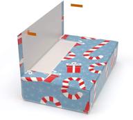 cloaked box wrapping tissues ribbon logo