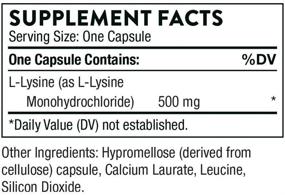 img 3 attached to 💊 Thorne Research - L-Lysine Capsules - Essential Amino Acid for Skin Health, Energy Production, and Immune Function - 60 count