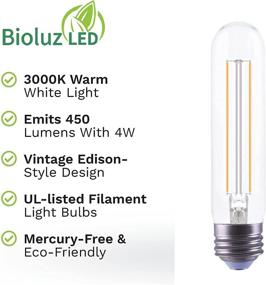 img 3 attached to 💡 High-Performance Bioluz Dimmable LED Filament Replacement for Optimal Lighting